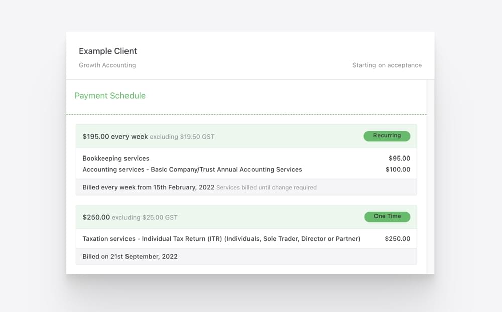 Proposals, Agreements, Billing & Payment Automation Ignition